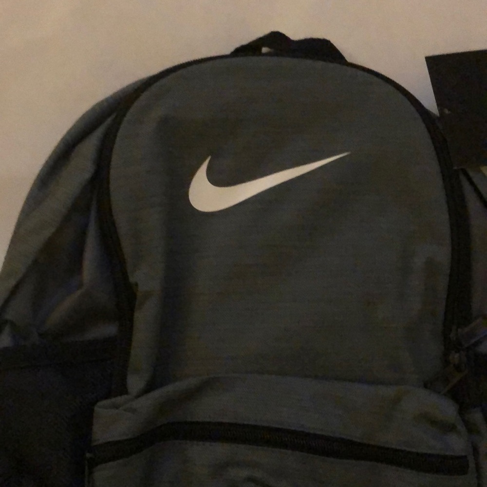 NWT Nike Brasilia Backpack Grey & Black - Picture 2 of 6